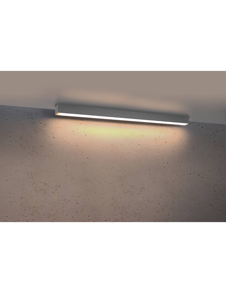 THORO Plafon PINNE 90 szary 3000K 1xLED TH.061 THORO Plafon PINNE 90 szary 3000K 1xLED TH.061