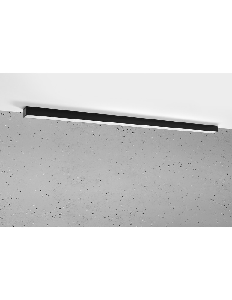 THORO Plafon PINNE 150 czarny 3000K 1xLED TH.096 THORO Plafon PINNE 150 czarny 3000K 1xLED TH.096