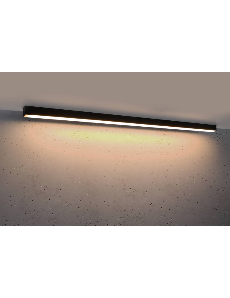 THORO Plafon PINNE 150 czarny 3000K 1xLED TH.096 THORO Plafon PINNE 150 czarny 3000K 1xLED TH.096