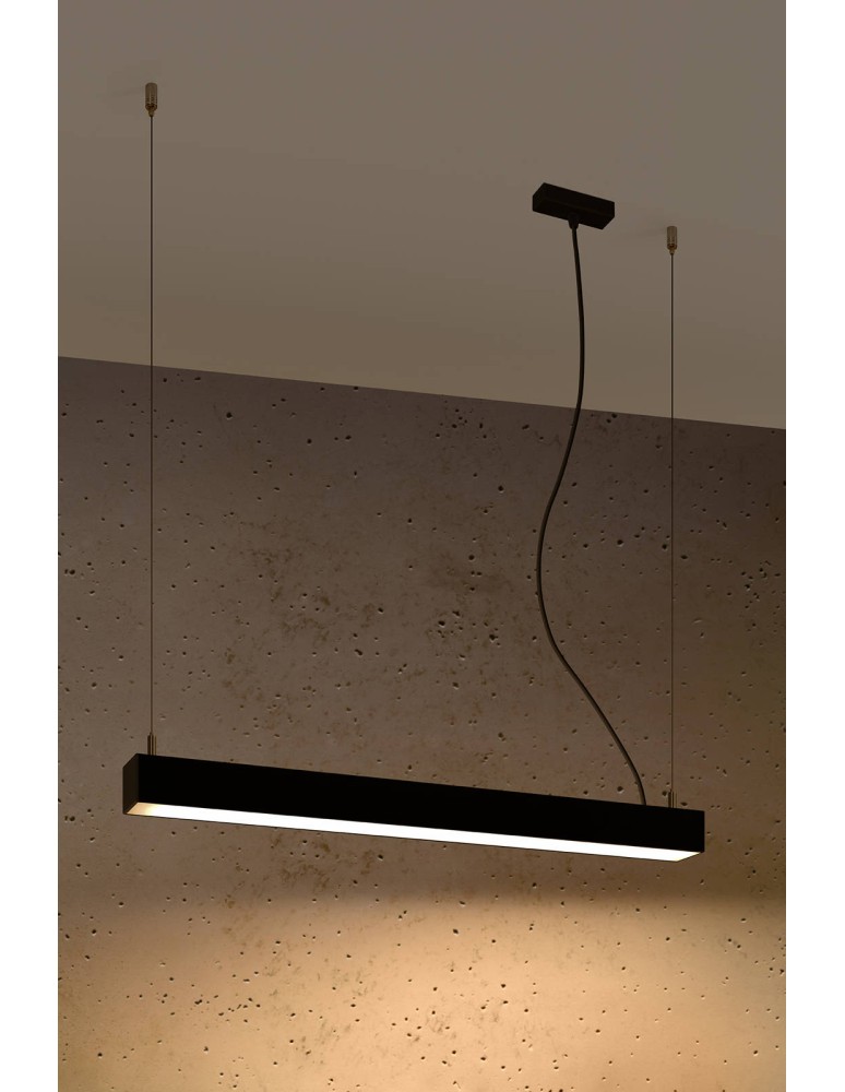 THORO Lampa wisząca PINNE 67 czarna 3000K 1xLED TH.030 THORO Lampa wisząca PINNE 67 czarna 3000K 1xLED TH.030