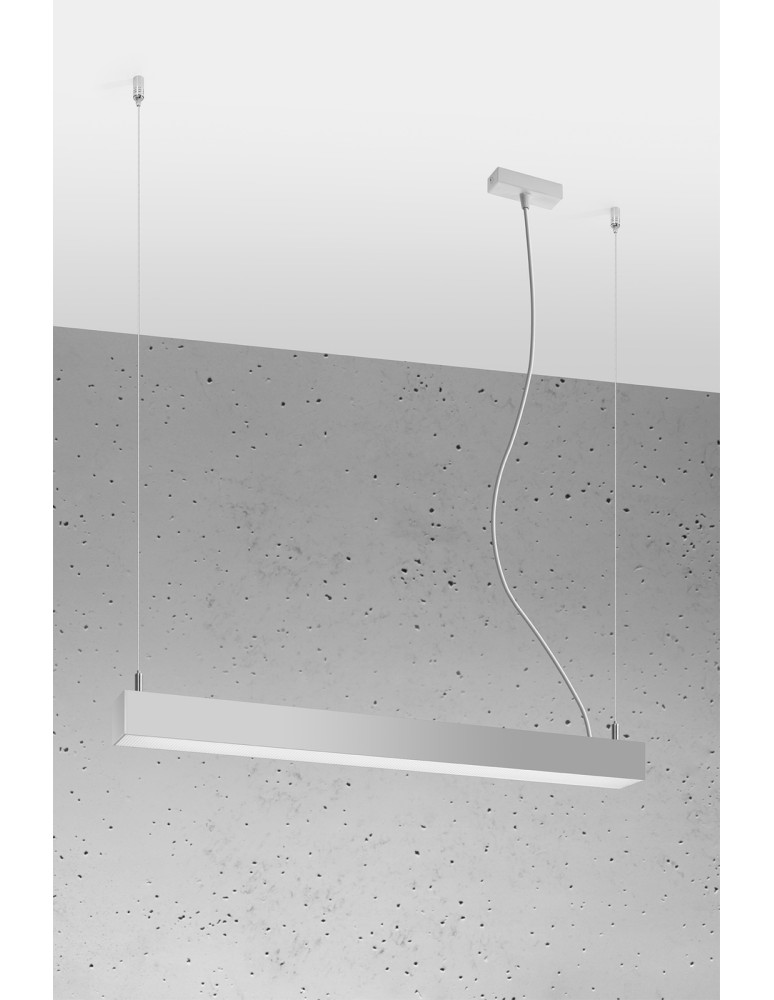 THORO Lampa wisząca PINNE 67 szara 3000K 1xLED TH.031 THORO Lampa wisząca PINNE 67 szara 3000K 1xLED TH.031