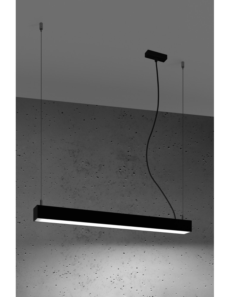 THORO Lampa wisząca PINNE 67 czarna 4000K 1xLED TH.033 THORO Lampa wisząca PINNE 67 czarna 4000K 1xLED TH.033