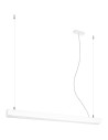 THORO Lampa wisząca PINNE 90 biała 3000K 1xLED TH.047