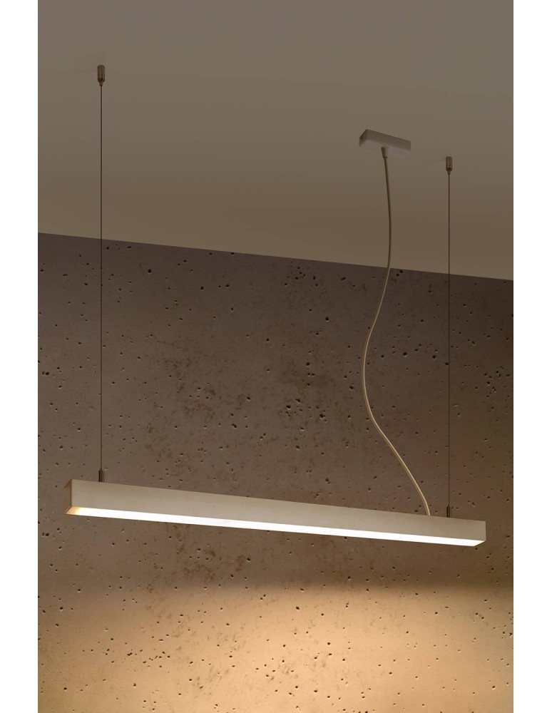 THORO Lampa wisząca PINNE 90 biała 3000K 1xLED TH.047 THORO Lampa wisząca PINNE 90 biała 3000K 1xLED TH.047