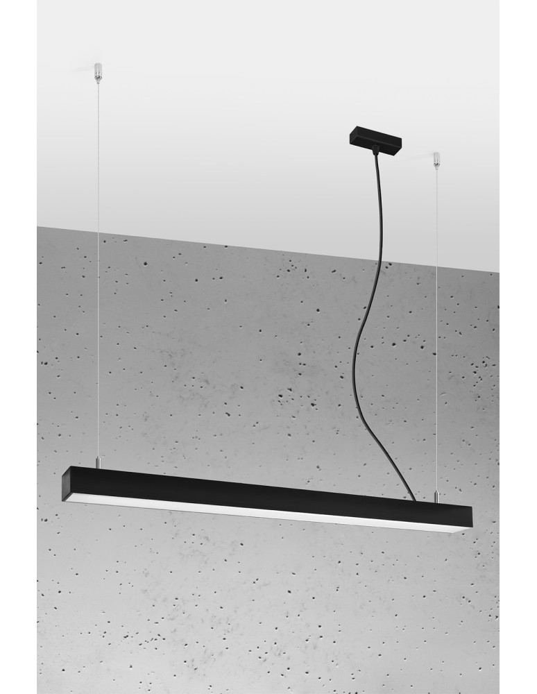 THORO Lampa wisząca PINNE 90 czarna 3000K 1xLED TH.048 THORO Lampa wisząca PINNE 90 czarna 3000K 1xLED TH.048