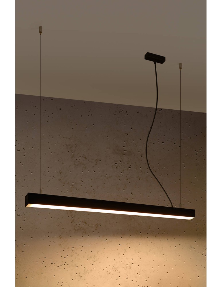 THORO Lampa wisząca PINNE 90 czarna 3000K 1xLED TH.048 THORO Lampa wisząca PINNE 90 czarna 3000K 1xLED TH.048