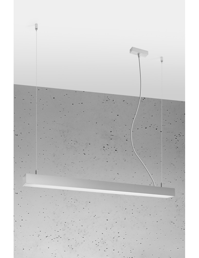 THORO Lampa wisząca PINNE 90 szara 3000K 1xLED TH.049 THORO Lampa wisząca PINNE 90 szara 3000K 1xLED TH.049