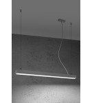 THORO Lampa wisząca PINNE 90 szara 4000K 1xLED TH.052 THORO Lampa wisząca PINNE 90 szara 4000K 1xLED TH.052