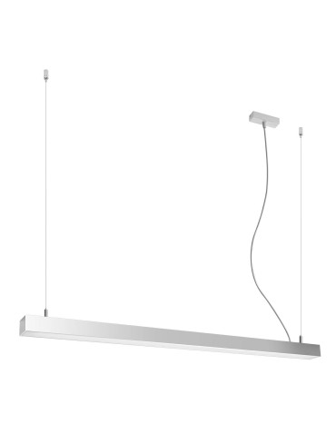 THORO Lampa wisząca PINNE 117 szara 3000K 1xLED TH.067