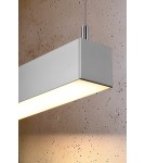 THORO Lampa wisząca PINNE 117 szara 3000K 1xLED TH.067 THORO Lampa wisząca PINNE 117 szara 3000K 1xLED TH.067