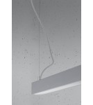 THORO Lampa wisząca PINNE 117 szara 3000K 1xLED TH.067 THORO Lampa wisząca PINNE 117 szara 3000K 1xLED TH.067