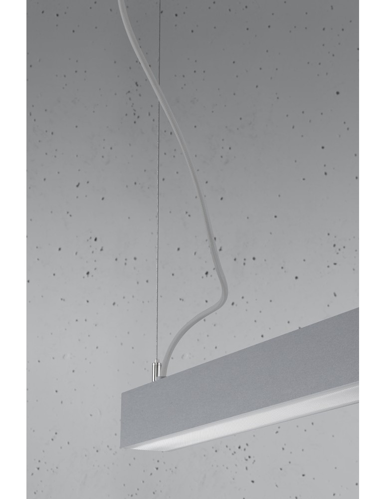 THORO Lampa wisząca PINNE 117 szara 3000K 1xLED TH.067 THORO Lampa wisząca PINNE 117 szara 3000K 1xLED TH.067