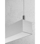 THORO Lampa wisząca PINNE 117 szara 4000K 1xLED TH.070 THORO Lampa wisząca PINNE 117 szara 4000K 1xLED TH.070