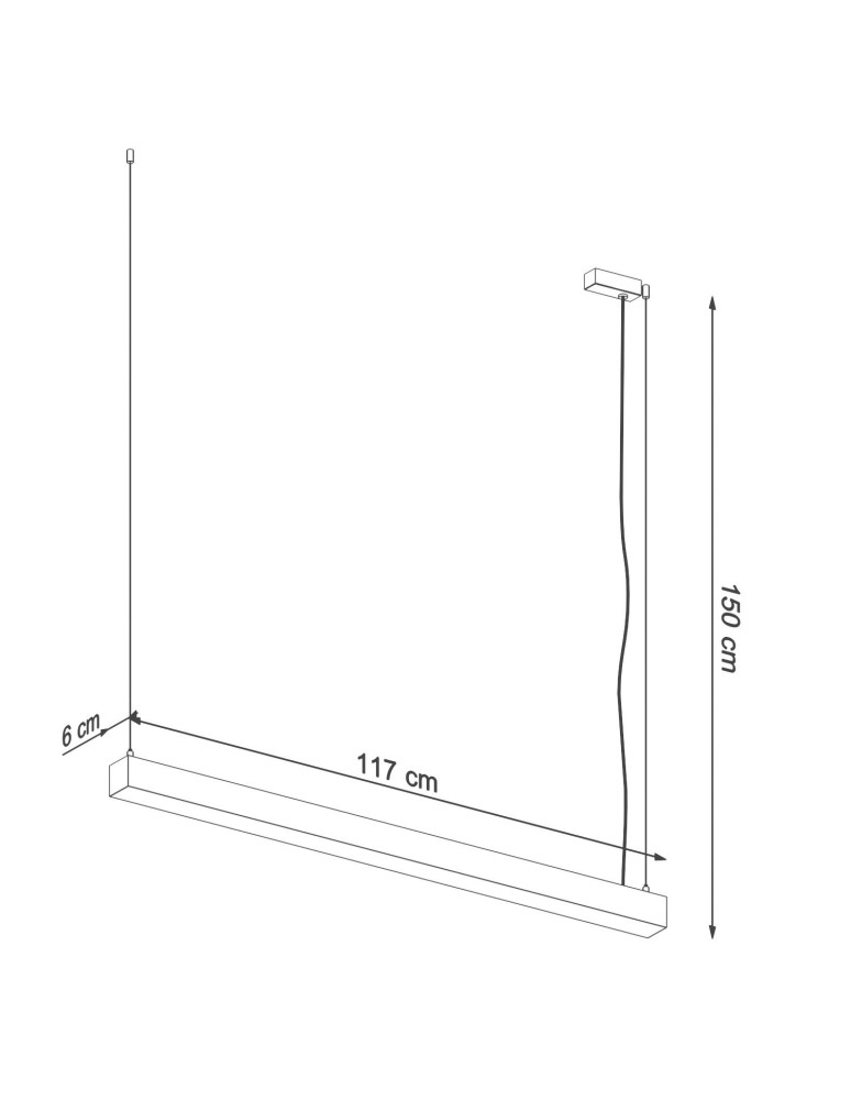 THORO Lampa wisząca PINNE 117 szara 4000K 1xLED TH.070 THORO Lampa wisząca PINNE 117 szara 4000K 1xLED TH.070