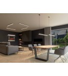 THORO Lampa wisząca PINNE 117 szara 4000K 1xLED TH.070 THORO Lampa wisząca PINNE 117 szara 4000K 1xLED TH.070