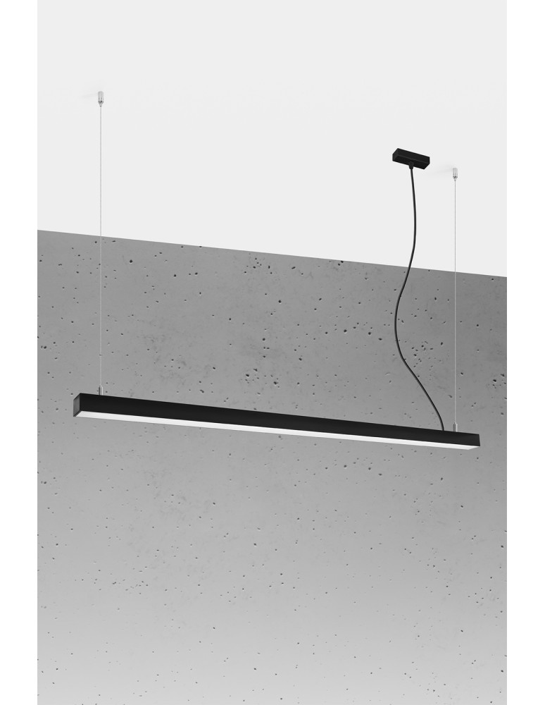 THORO Lampa wisząca PINNE 150 czarna 3000K 1xLED TH.084 THORO Lampa wisząca PINNE 150 czarna 3000K 1xLED TH.084