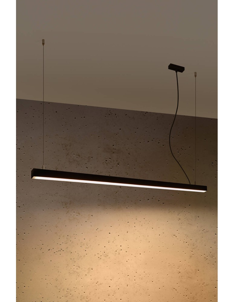 THORO Lampa wisząca PINNE 150 czarna 3000K 1xLED TH.084 THORO Lampa wisząca PINNE 150 czarna 3000K 1xLED TH.084