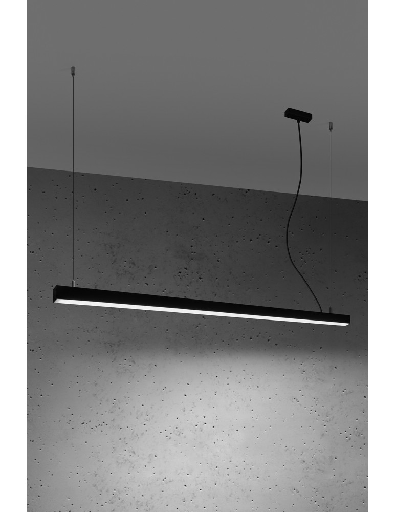 THORO Lampa wisząca PINNE 150 czarna 4000K 1xLED TH.087 THORO Lampa wisząca PINNE 150 czarna 4000K 1xLED TH.087