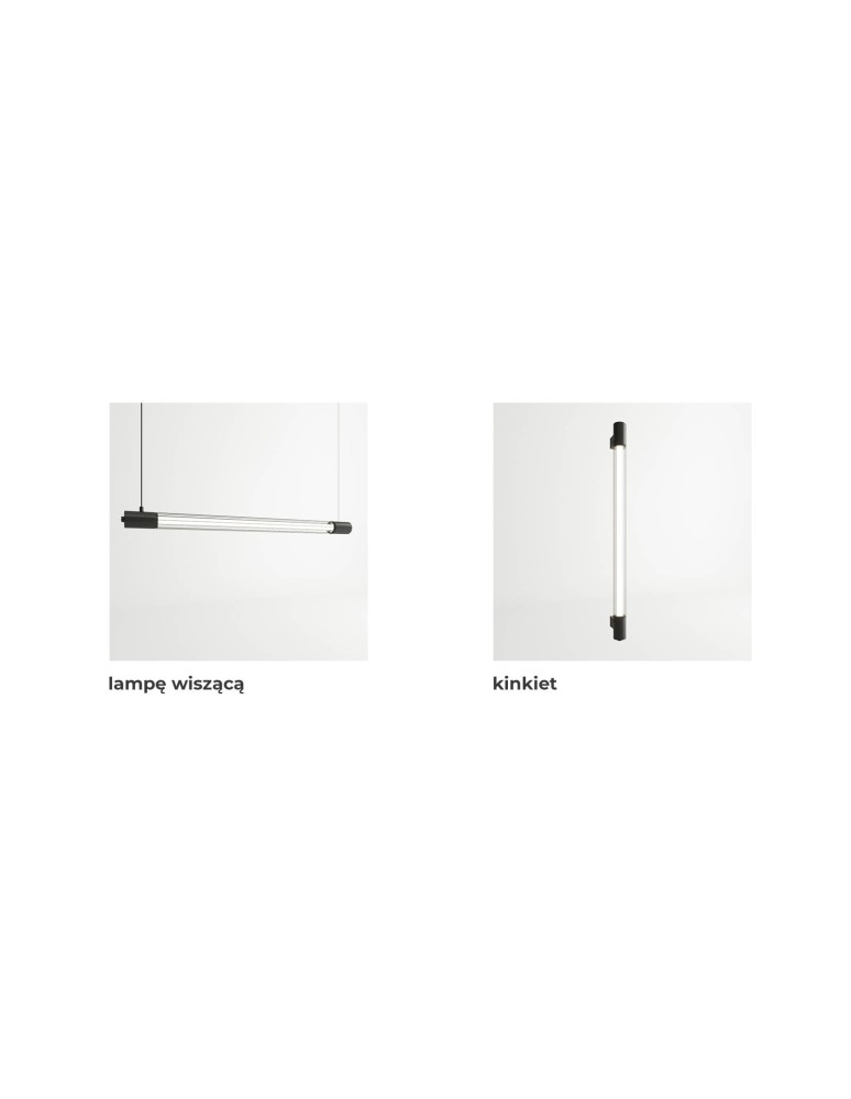 THORO VALO Kinkiet 1xLED T8 Czarny TH.009CZ THORO VALO Kinkiet 1xLED T8 Czarny TH.009CZ