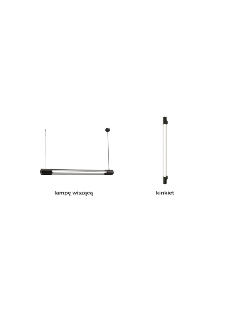 THORO VALO Kinkiet 1xLED T8 Czarny TH.009CZ THORO VALO Kinkiet 1xLED T8 Czarny TH.009CZ