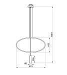 THORO HOLAR 1 Wisząca 1xGU10 Czarny TH.016CZ THORO HOLAR 1 Wisząca 1xGU10 Czarny TH.016CZ