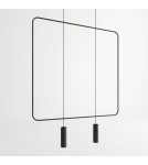 THORO RANA 2 Wisząca 1xGU10 Czarny TH.019CZ THORO RANA 2 Wisząca 1xGU10 Czarny TH.019CZ