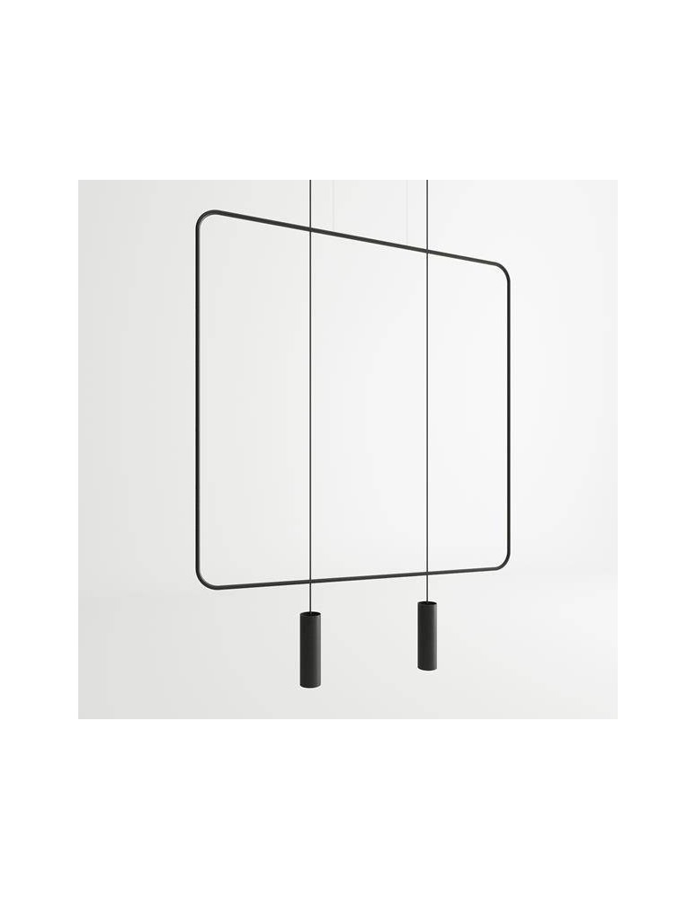 THORO RANA 2 Wisząca 1xGU10 Czarny TH.019CZ THORO RANA 2 Wisząca 1xGU10 Czarny TH.019CZ