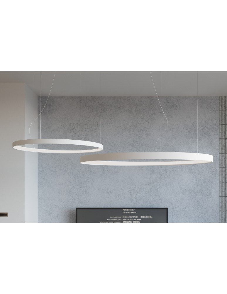 THORO Żyrandol RIO 55 biały LED 3000K 1xLED TH.105 THORO Żyrandol RIO 55 biały LED 3000K 1xLED TH.105