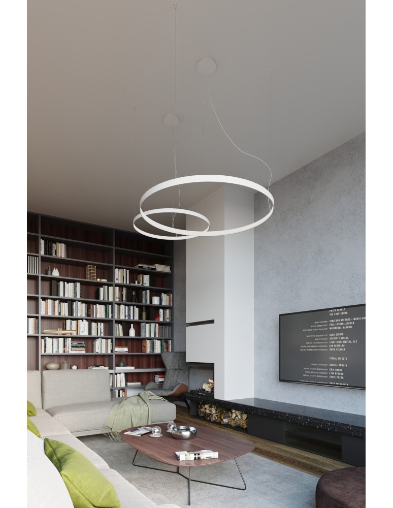THORO Żyrandol RIO 55 biały LED 3000K 1xLED TH.105 THORO Żyrandol RIO 55 biały LED 3000K 1xLED TH.105