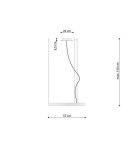 THORO Żyrandol RIO 55 biały LED 4000K 1xLED TH.107 THORO Żyrandol RIO 55 biały LED 4000K 1xLED TH.107