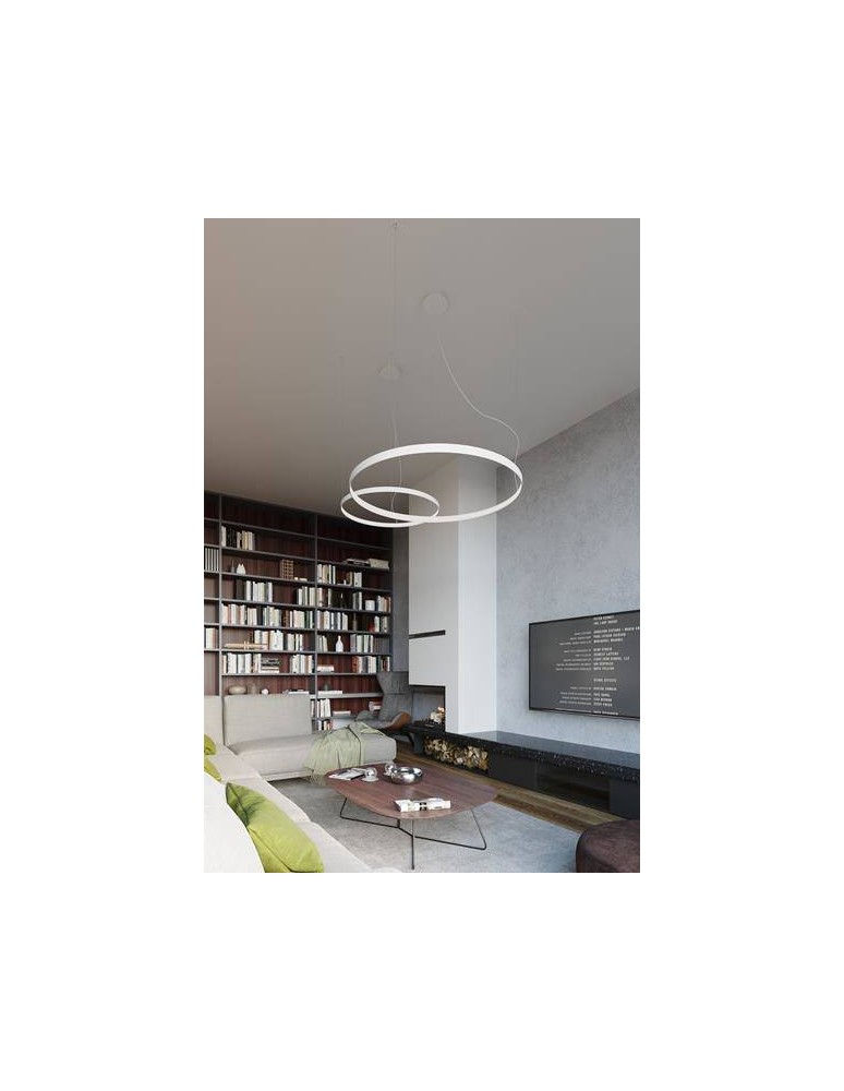 THORO Żyrandol RIO 78 biały LED 4000K 1xLED TH.109 THORO Żyrandol RIO 78 biały LED 4000K 1xLED TH.109