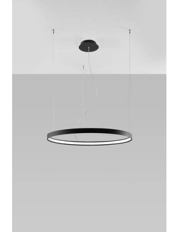 THORO Żyrandol RIO 78 czarny LED 4000K 1xLED TH.110 - produkt 2