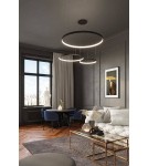 THORO Żyrandol RIO 78 czarny LED 4000K 1xLED TH.110 THORO Żyrandol RIO 78 czarny LED 4000K 1xLED TH.110