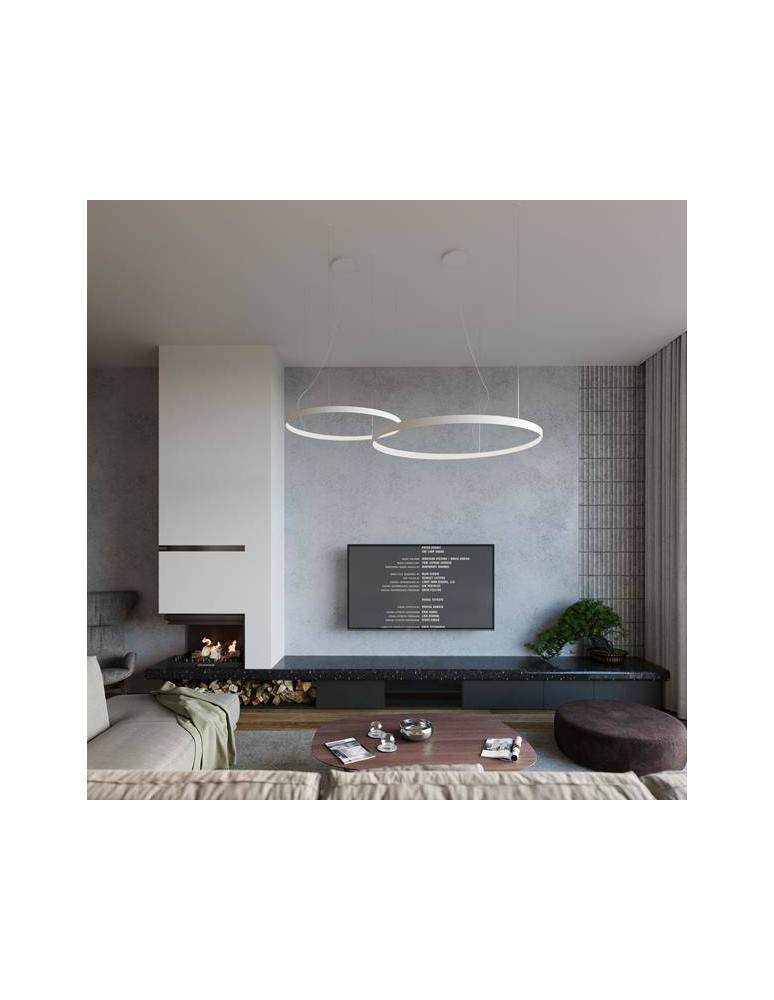 THORO Żyrandol RIO 110 biały LED 4000K 1xLED TH.111 THORO Żyrandol RIO 110 biały LED 4000K 1xLED TH.111