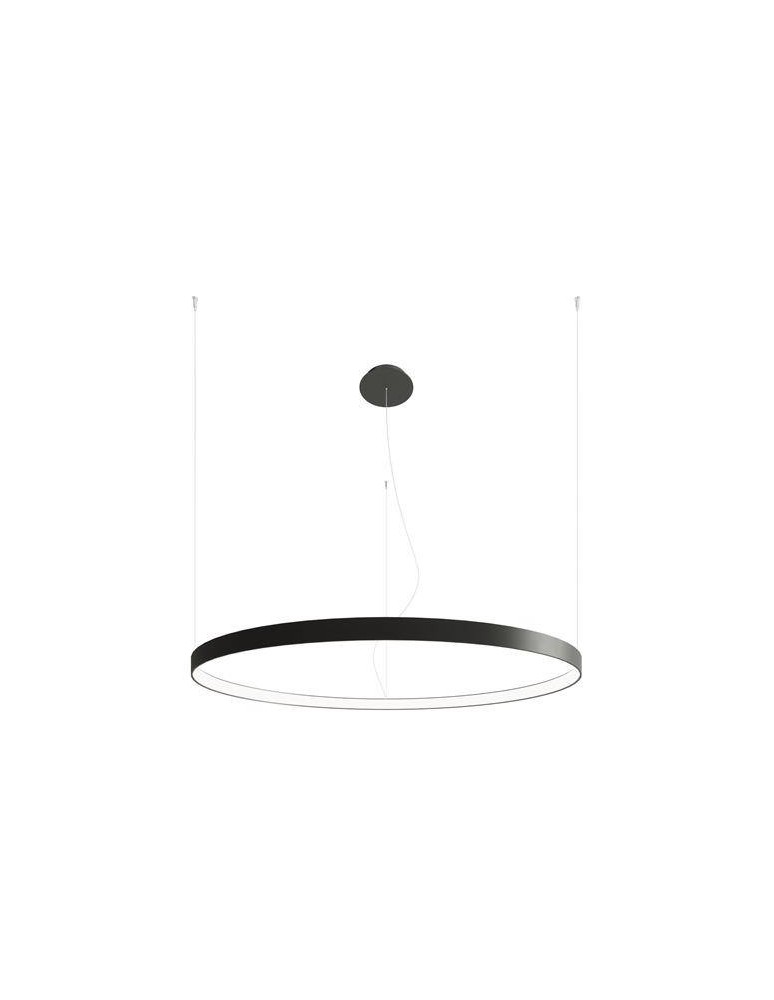 THORO Żyrandol RIO 110 czarny LED 4000K 1xLED TH.112 THORO Żyrandol RIO 110 czarny LED 4000K 1xLED TH.112