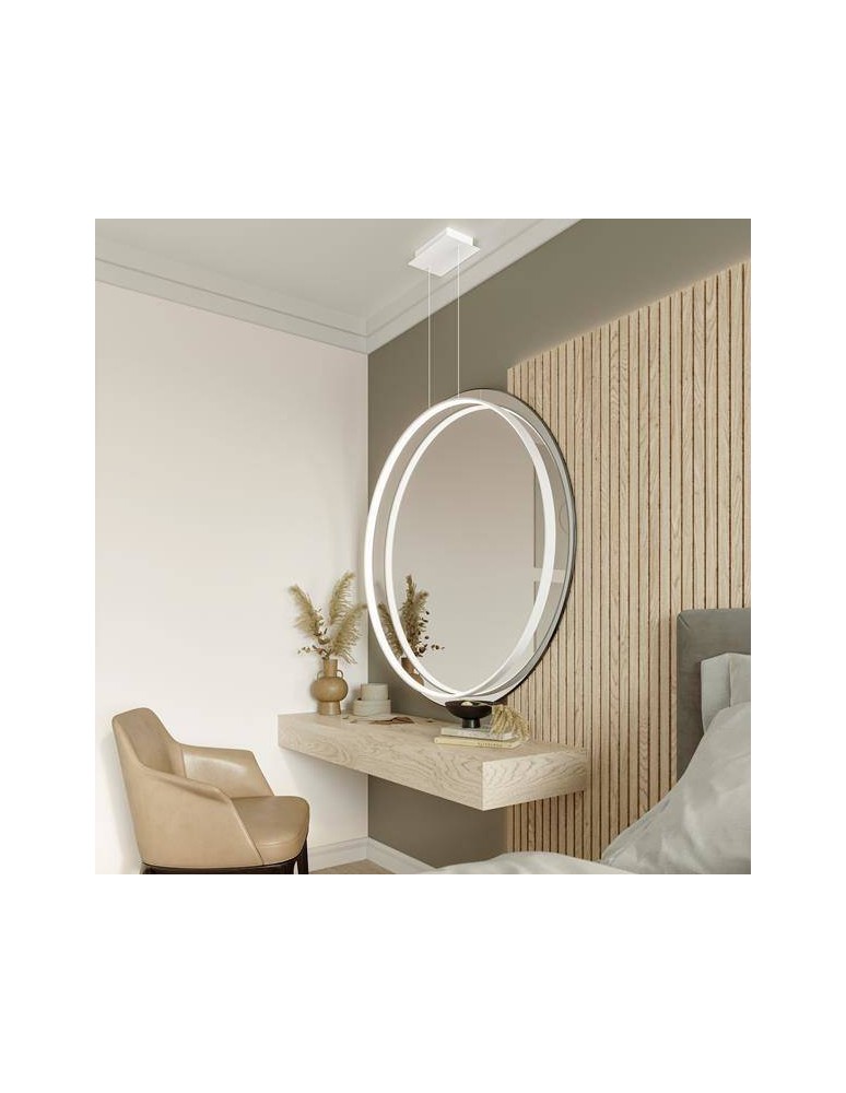 THORO Lampa wisząca RIO 55 biały LED 4000K 1xLED TH.115 THORO Lampa wisząca RIO 55 biały LED 4000K 1xLED TH.115