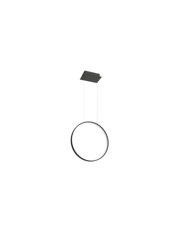 THORO Lampa wisząca RIO 55 czarny LED 4000K 1xLED TH.116