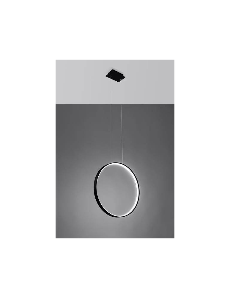 THORO Lampa wisząca RIO 55 czarny LED 4000K 1xLED TH.116 THORO Lampa wisząca RIO 55 czarny LED 4000K 1xLED TH.116