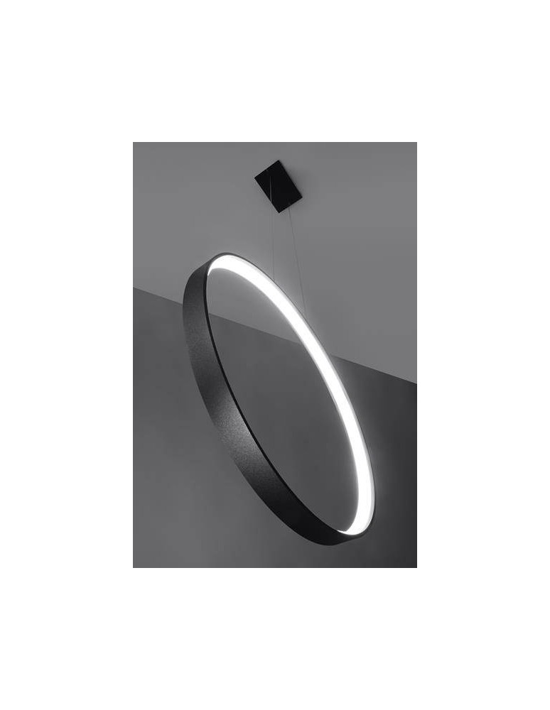 THORO Lampa wisząca RIO 110 czarny LED 4000K 1xLED TH.124 THORO Lampa wisząca RIO 110 czarny LED 4000K 1xLED TH.124