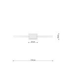 THORO Lampa wisząca RIO 110 czarny LED 4000K 1xLED TH.124 THORO Lampa wisząca RIO 110 czarny LED 4000K 1xLED TH.124