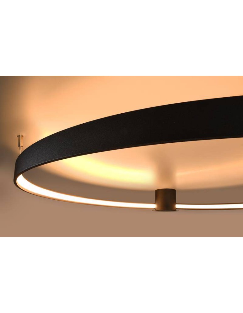 THORO Plafon RIO 55 czarny LED 3000K 1xLED TH.126 THORO Plafon RIO 55 czarny LED 3000K 1xLED TH.126