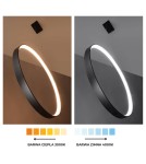 THORO Plafon RIO 55 czarny LED 3000K 1xLED TH.126 THORO Plafon RIO 55 czarny LED 3000K 1xLED TH.126