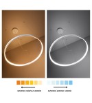 THORO Plafon RIO 55 czarny LED 3000K 1xLED TH.126 THORO Plafon RIO 55 czarny LED 3000K 1xLED TH.126