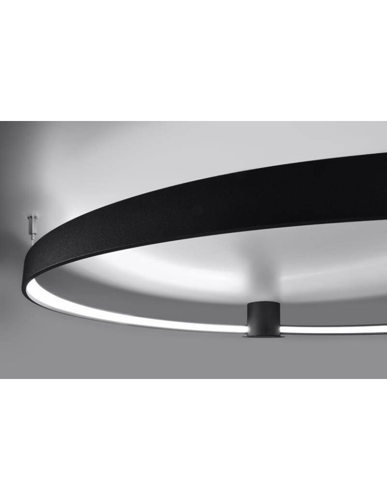 THORO Plafon RIO 55 czarny LED 4000K 1xLED TH.128 THORO Plafon RIO 55 czarny LED 4000K 1xLED TH.128