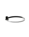 THORO Plafon RIO 78 czarny LED 3000K 1xLED TH.130