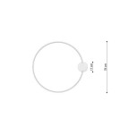 THORO Plafon RIO 78 czarny LED 3000K 1xLED TH.130 THORO Plafon RIO 78 czarny LED 3000K 1xLED TH.130