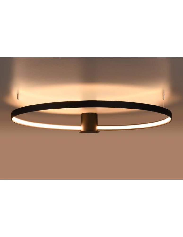 THORO Plafon RIO 110 czarny LED 3000K 1xLED TH.134 THORO Plafon RIO 110 czarny LED 3000K 1xLED TH.134