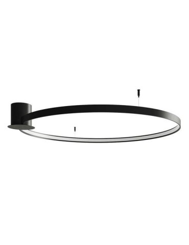 THORO Plafon RIO 110 czarny LED 4000K 1xLED TH.136