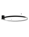 THORO Plafon RIO 110 czarny LED 4000K 1xLED TH.136