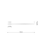 THORO Plafon RIO 110 czarny LED 4000K 1xLED TH.136 THORO Plafon RIO 110 czarny LED 4000K 1xLED TH.136